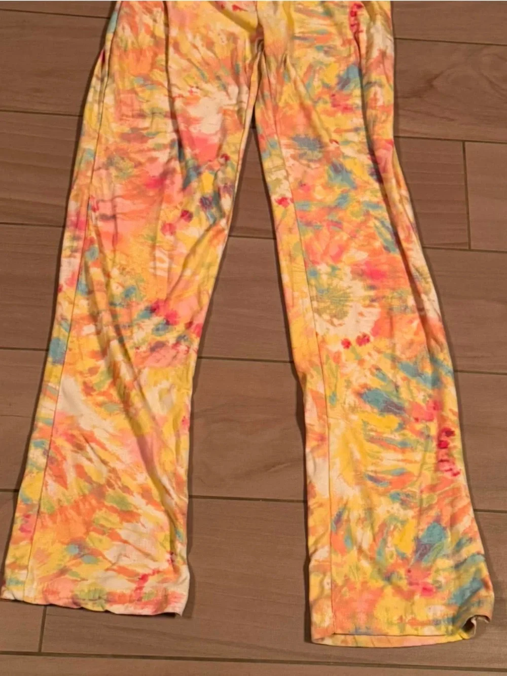Bobbie brooks Tie-Dye Wide Leg Lounge Pants - MEDIUM